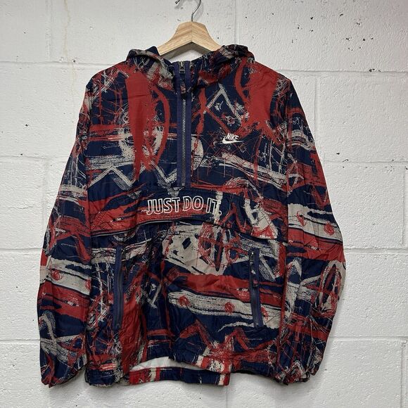 Nike Other - Vintage Nike Anorak Windbreaker Jacket 1/4 Zip “Just Do It”